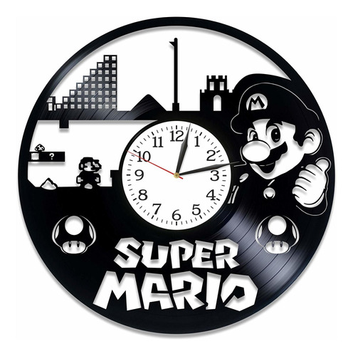 Super Mario Vinyl Art Video Game Gift Lp Vinyl Retro Re...