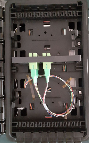 Cajas Nap Fibra Óptica Inter Splitter 1x8 Mod. Ip65 Sc/apc