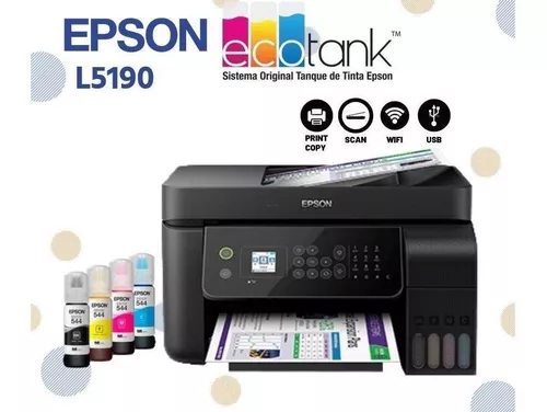 Impresora Multifuncional Epson EcoTank L5290 de 5 Tintas