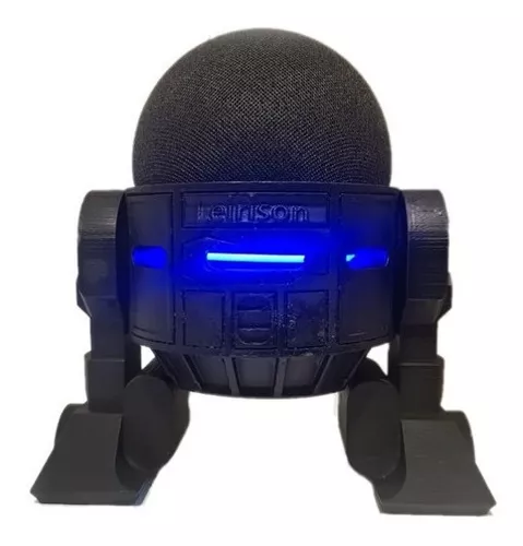 Suporte Mesa R2d2 Star Wars Alexa Echo Dot 4ª Gen. Preto