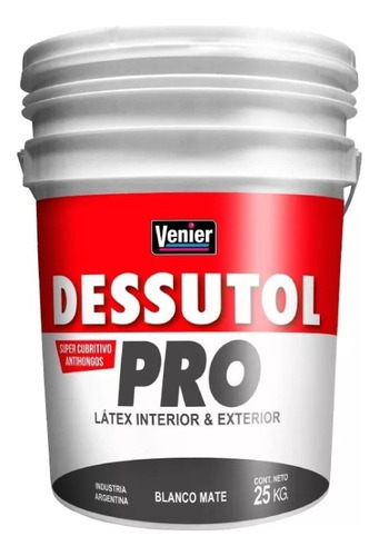 Dessutol Pro Latex Interior Exterior 25 Kg Venier