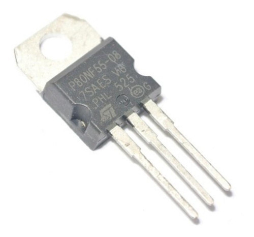 Transistor Stp80nf55  Mosfet Canal N Pack 4 Unidades