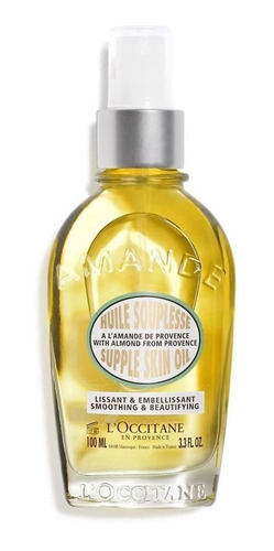 L'occitane Aceite Corporal Suave De Almendras, 3.3 Onzas Líq