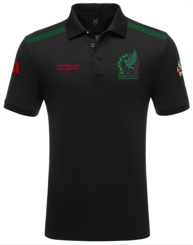 Playera Polo Selección Nacional De Mexico Futbol*cab.