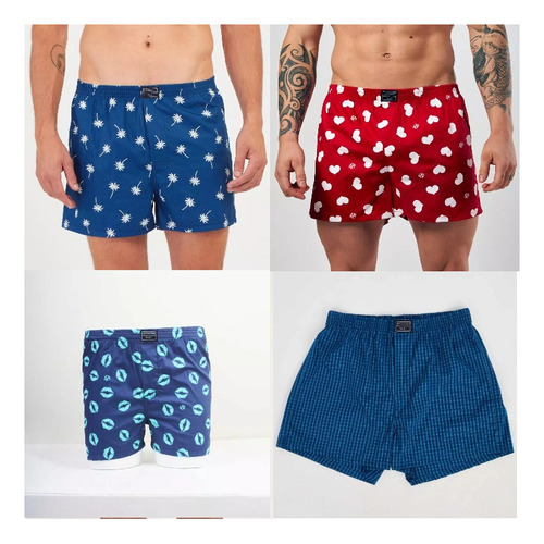 Combo Boxer Estampado 4x3 Kevingston