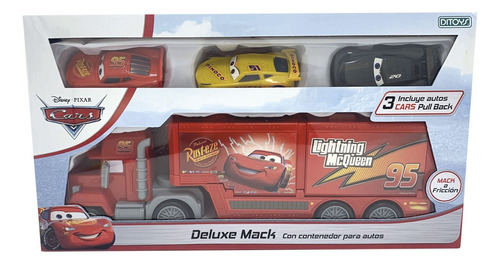 Disney Cars Camion Mack Deluxe A Friccion Autos X 3 Cod 2451