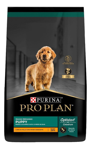 Alimento De Perro Pro Plan Puppy Razas Medianas 17.5 kg