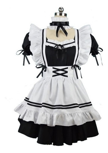 Conjunto De Disfraz De Mucama Kawaii Lolita