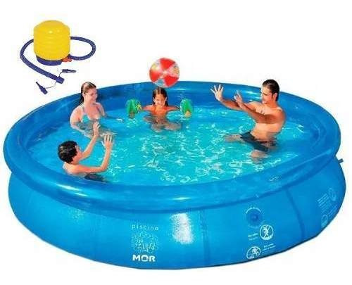 Piscina Inflável Mor Redondo 4600 Litros Splash C/ Inflador