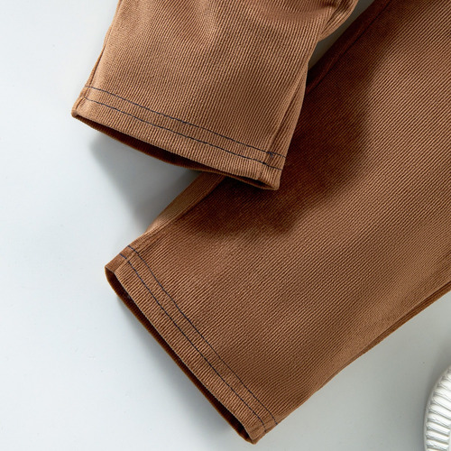 Conjunto Niño 1-4a: Camisa A Cuadros Y Pantalón Casual