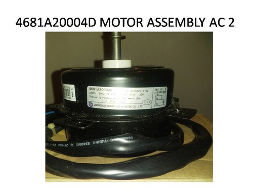 4681a20004d Motor Assembly Ac - LG Aire Acondicionado