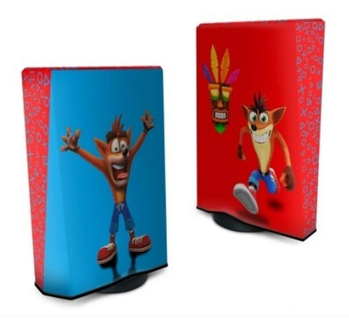 Funda Protectora Antipolvo (crash Bandicootl) Ps5 Vertical