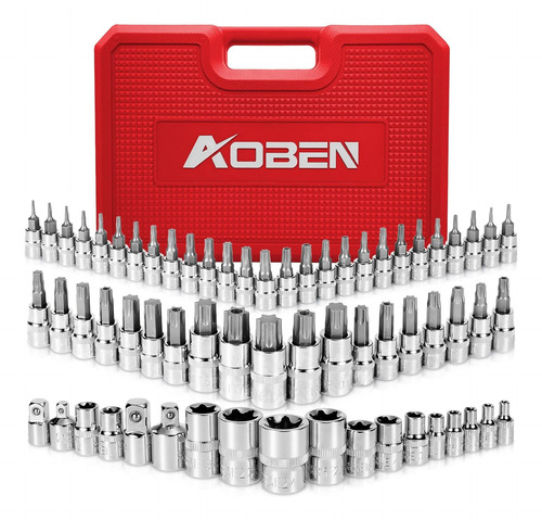 Juego De Dados Torx Estrella Seguridad 6 Puntas Macho Hembra