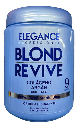 Decolorante Elegance Blond Revive 9 Tonos 500gr