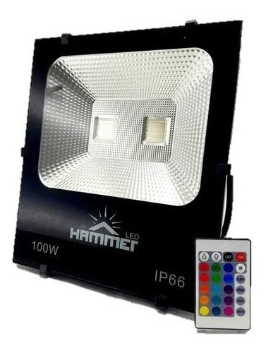 Reflector Led Hammer Electronic Rgb Ip66 100w 85/277v