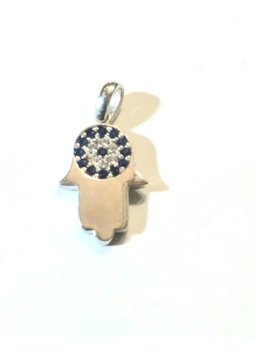 Mano Fatima Ojo Turco 1,5cm Protección Envidia Y Abundancia