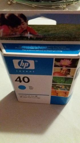 Tinta Original Hp 40 Vencido Sellado Caja Original