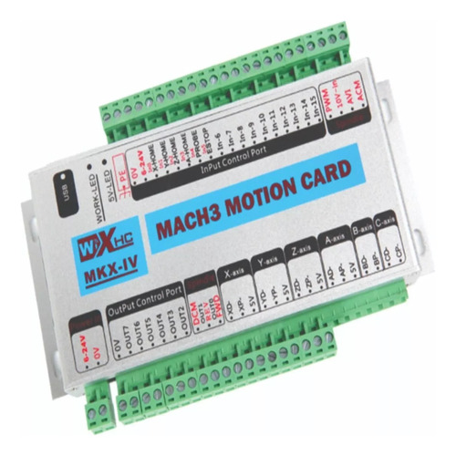 Tarjeta De Control Cnc Mach3 Motion Card Xhc Usb 4 Ejes