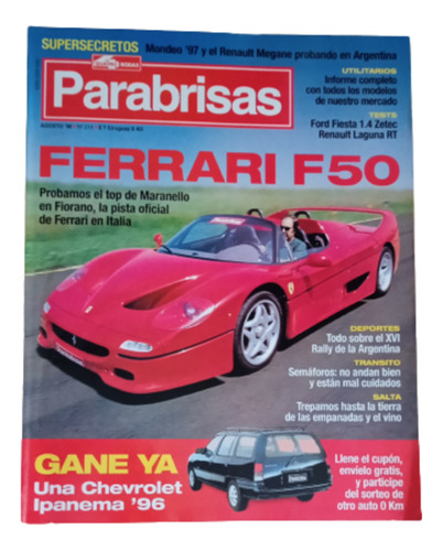 Revista Parabrisas Nos.213, 214 Y 216 Año 1996 !! Colección!