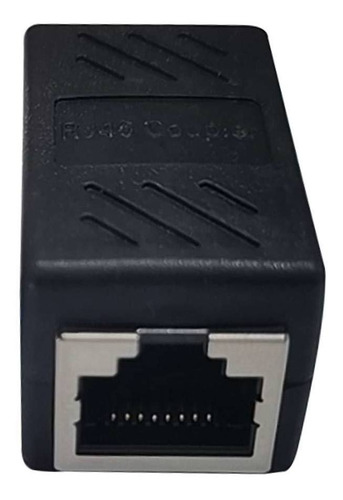 Acoplador Rj45 Teraware, Negro