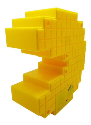 Lampara Gamer Pacman Come Galletas Usb Luz Noche Sonidos