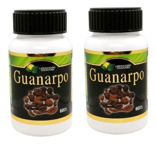 2 Frascos Guanarpo Viagra 60 C/u Capsulas Reforzadas 500mg  