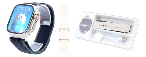 Reloj Smartwatch Hk10 Ultra A + Correas + Cargador