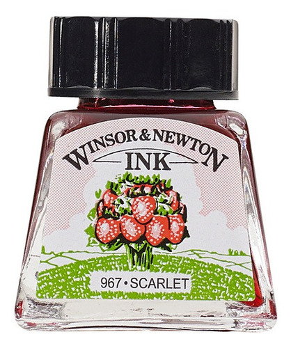 Tinta Nanquim Winsor & Newton Escarlate Scarlet 14ml