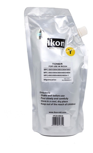 Recarga De Toner Ikon Yellow Ricoh Mp C 2003 3003 6003 6004