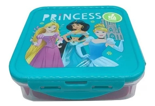 Contenedor De Alimentos Infantil 750 Ml Princesas Disney