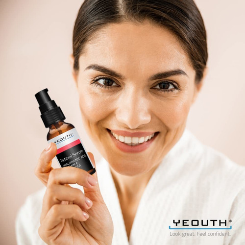 Suero Yeouth De Retinol 2.5 % Con Ácido Hialurónico, Aloe Ve