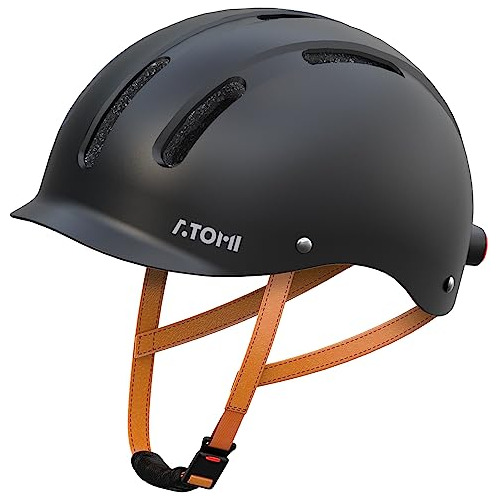 Atomi Bike Helmet - Recargable Led De Espalda Luz De Casco -