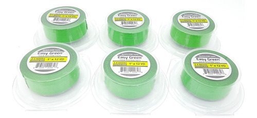 Fita Walker Tape Easy Green Verde 12m X 2.5 Cm- Kit C/6