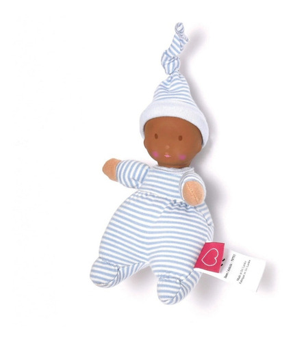Muñeco Suave Precious Mini Rayas Azules Bonikka