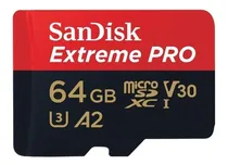 Comprar Tarjeta de memoria SanDisk SDSQXCY-064G-GN6MA Extreme Pro con adaptador SD 64GB