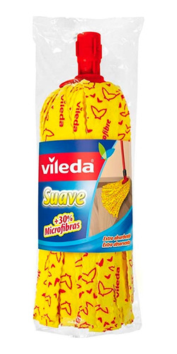 Repuesto Mopa Vileda Suave 30% Microfibra Lampazo 