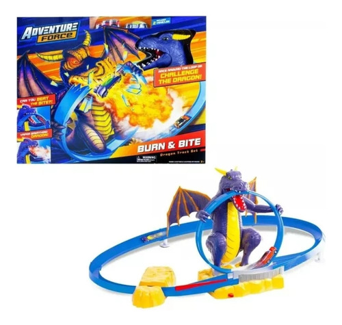 Adventure Force Pista Furia Del Dragon 2 Vehículos Incluidos