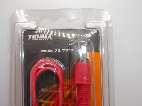Tenma 72-7775 Test Lead With Red Led Light 380v Max 10a Ccf