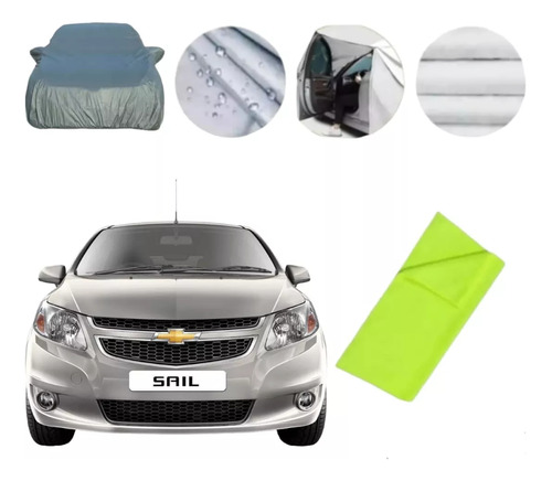 Pijama Tr Premium Cobertor Forro Para Carro Chevrolet Sail