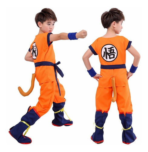 Set De Dragon Ball Son Goku Disfraz Traje Cosplay Para Niños | Meses sin intereses Set De Dragon Ball Son Goku Disfraz Traje Cosplay Para Niños | Meses sin intereses