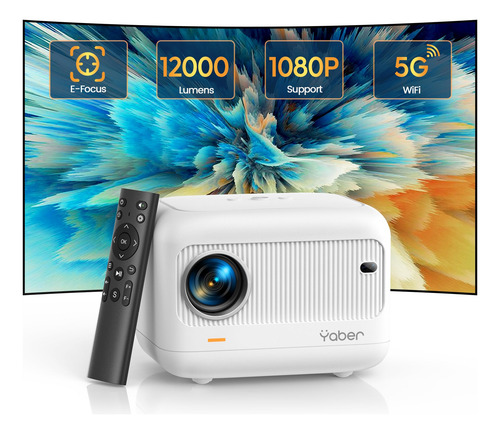 Mini Proyector Wifi 5g Y Bluetooth 5.2 1080p Portátil Color