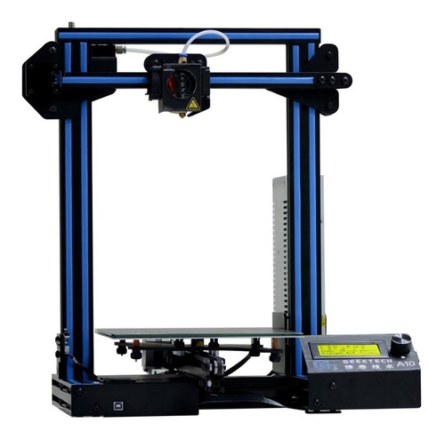 Impresora 3D Geeetech A10 color black/blue 115V/230V con tecnología de impresión FDM