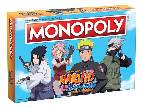 Monopolio Naruto  Juego De Monopolio Coleccionable Se