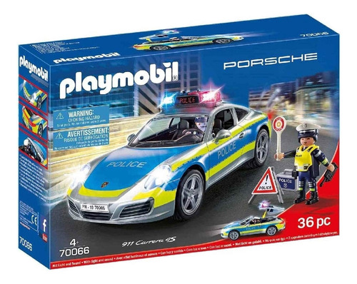 Playmobil Porsche 70066 911 Carrera 4s Policía A Partir