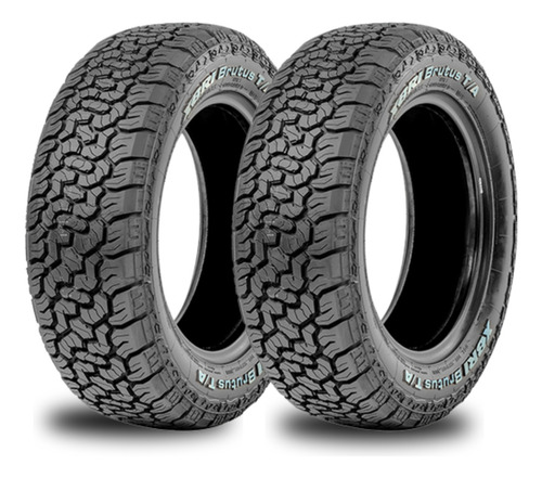 Kit Com 2 Pneus 255/70r16 Xbri Brutus 10pr 120/117r