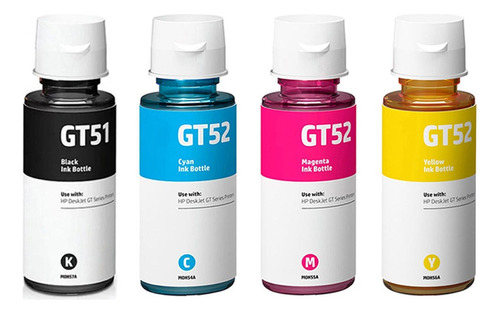 Kit De Tinta Hp Gt52