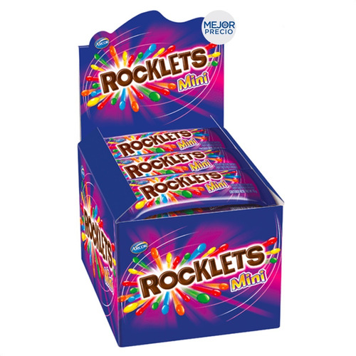 Confites Rocklets Mini X44 Unidades - Mejor Precio 