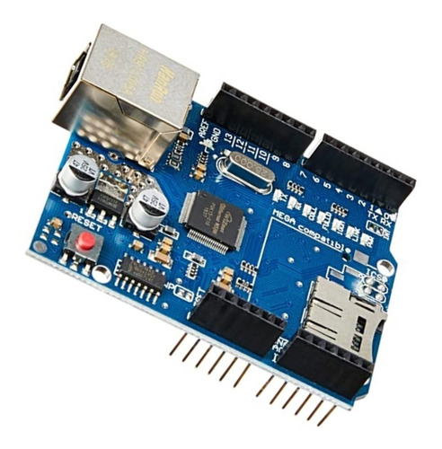 Shield Ethernet W5100 Para Arduino Uno Mega R3 Slot Sd Card