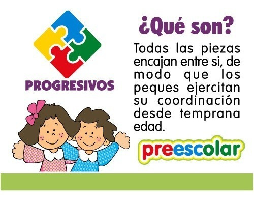 Imagen 2 de 10 de Paquete 24 Rompecabezas Preescolar Progresivos Son 4 Cajas**