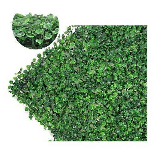 Imagen 7 de 9 de 10pzs Follaje Artificial Sintetico Para Muro Verde 60x40cm!!